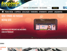 Tablet Screenshot of ecopower-brasil.com